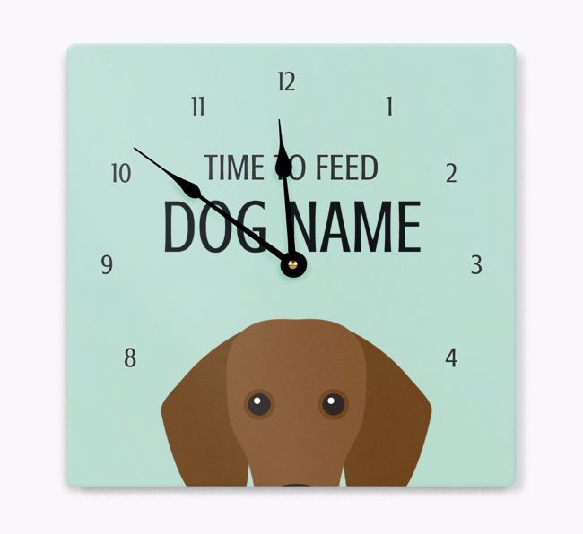 Tick Tock 'O' Clock: Personalized {breedFullName} Wall Clock